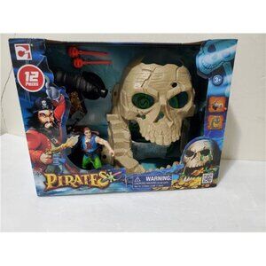First mate Lorcan PIRATES PLAYSET  SKULL Cannon  Snakes 12 PCS CHAP MEI FIGURE